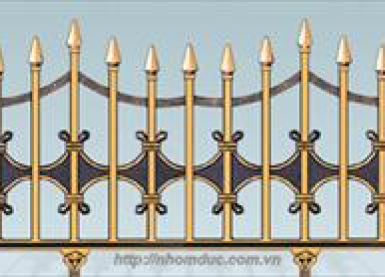 Hàng rào nhôm đúc hợp kim HR 105