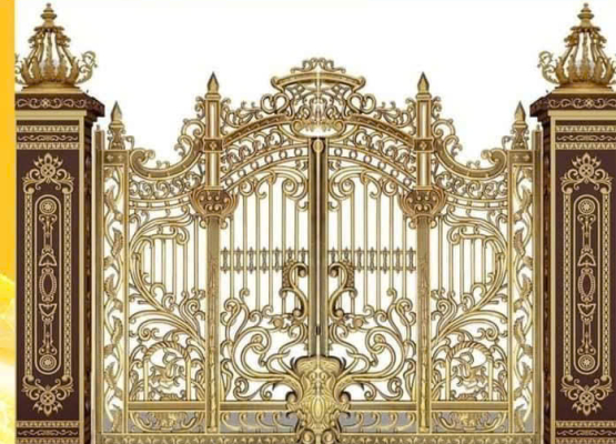 CỔNG NHÔM ĐÚC - 08