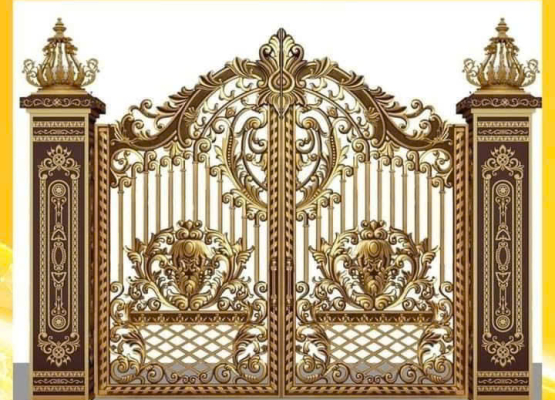 CỔNG NHÔM ĐÚC - 09