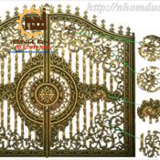Mẫu cửa nhôm đúc GAT 106 