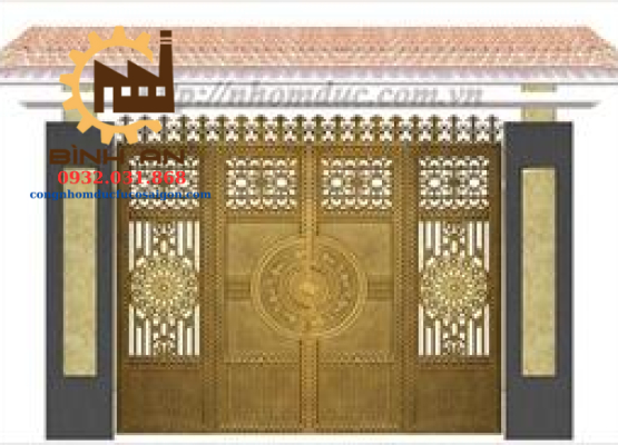 Mẫu cửa nhôm đúc GAT 134 