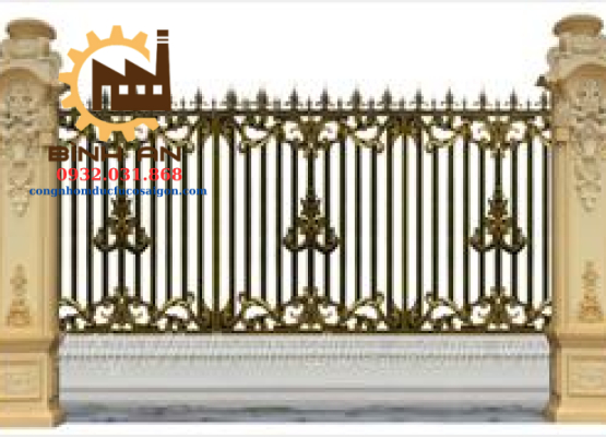Hàng rào nhôm đúc hợp kim HR 112