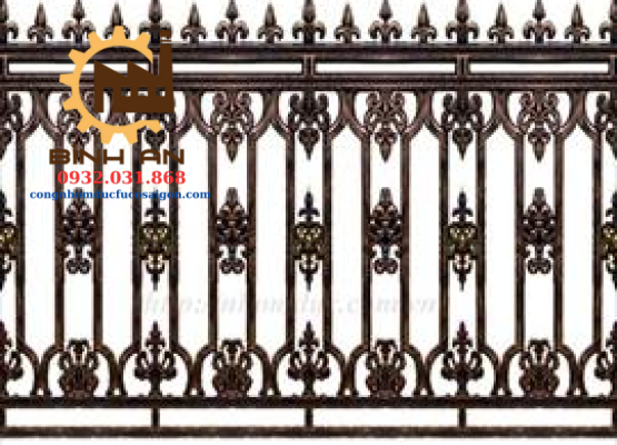 Hàng rào nhôm đúc hợp kim HR 115